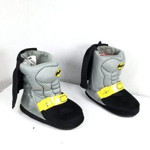 Batman Toddler Slip-On Shoes Size 7-8 Grey/Black Costume Shoes